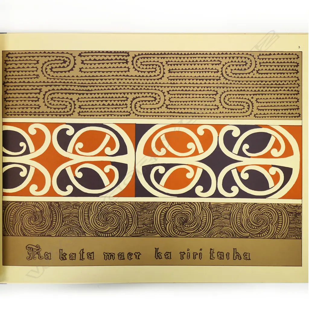 J H Menzies 'Māori Patterns Painted and Carved', Image 1++